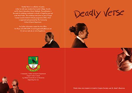 Deadly Verse poetry book cover