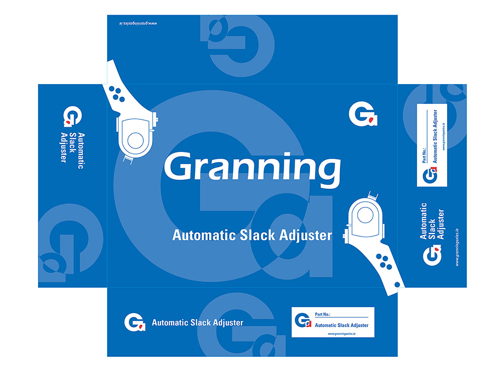 Granning Axles packaging